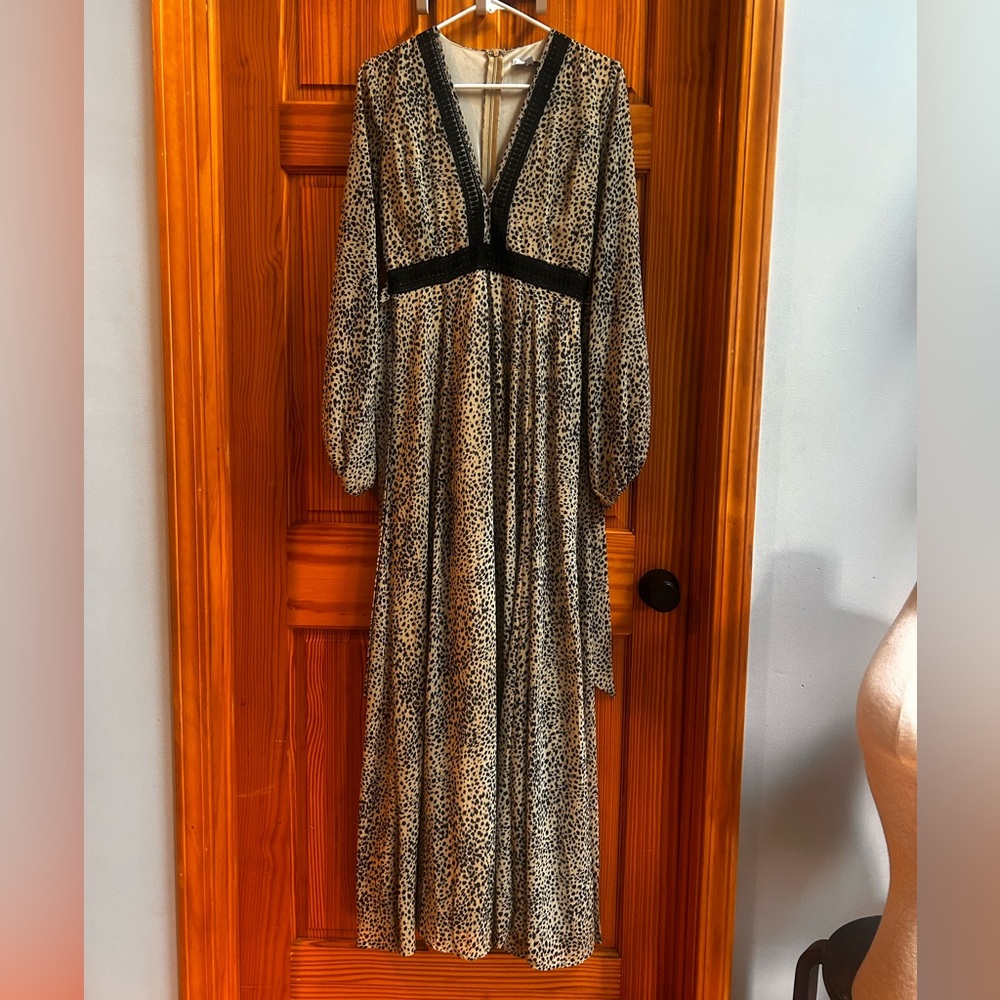 Baltic Born Animal Print Long Dress